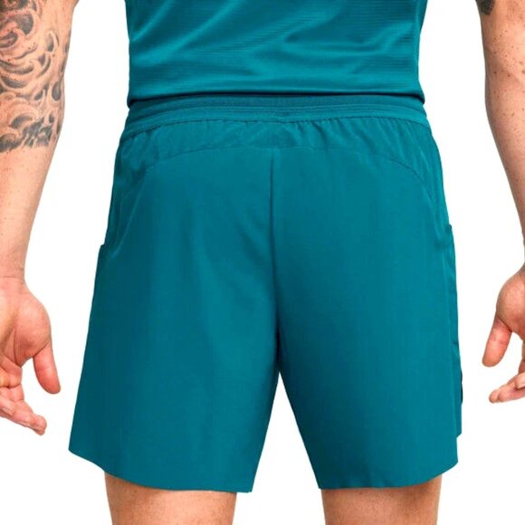 Nike Dri-FIT ADV Rafa 7" Tennis Shorts Nadal Teal/Volt DV2881-381 Men's XL NEW - Picture 12 of 14